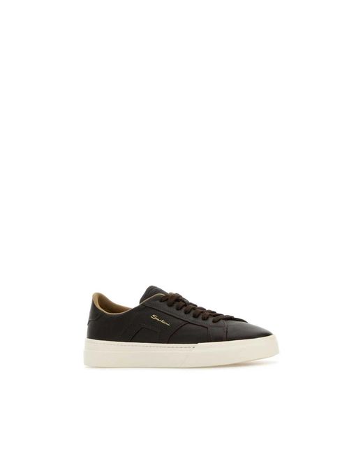 Santoni Black Sneakers for men