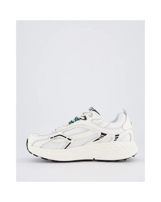 Mercer White Max nappa re-run sneakers