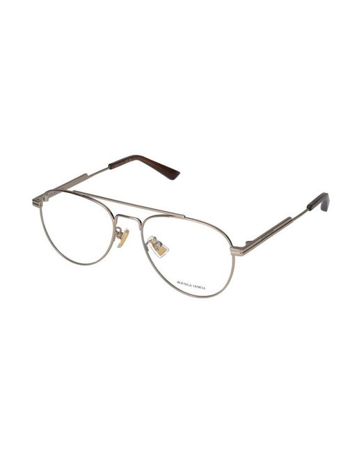 Bottega Veneta Brown Glasses