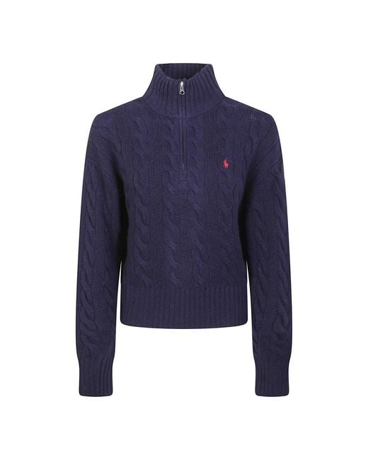 Turtlenecks di Ralph Lauren in Blue