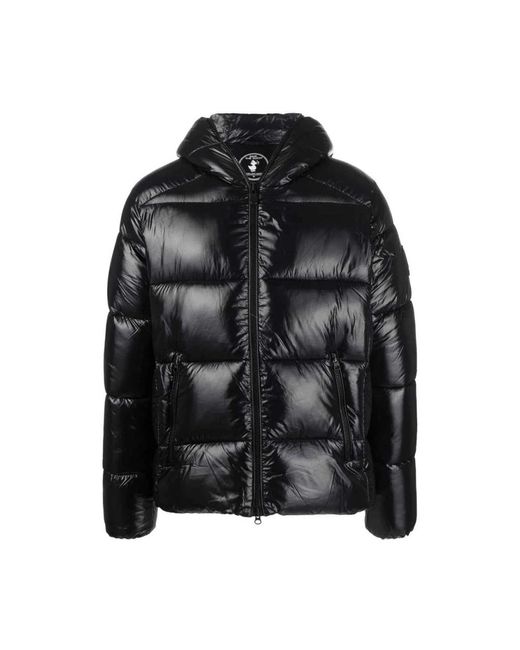 Save The Duck Black Winter Jackets for men
