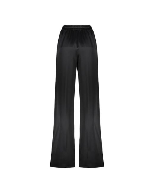 Wide Trousers Herno de color Black