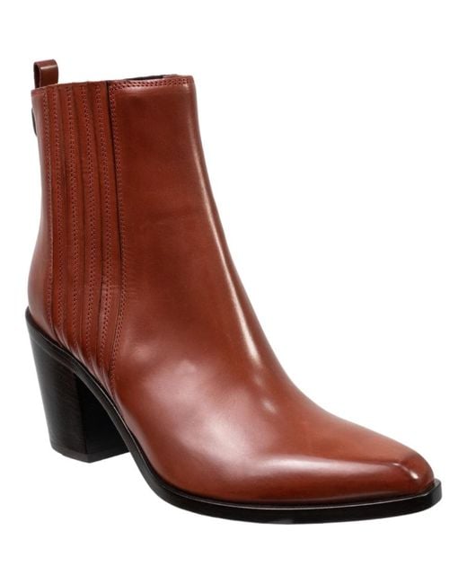 Sartore Brown Heeled Boots