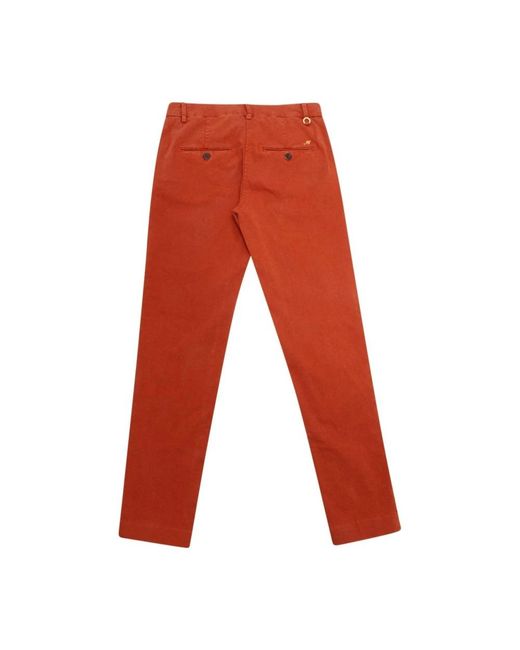 Mason's Slim Wo Trousers in het Red