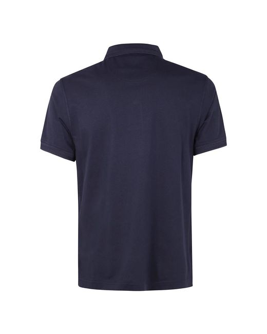 Barbour Tops ,Zwart ,Katoen Stijlvol Tartan Poloshirt in het Blue voor heren