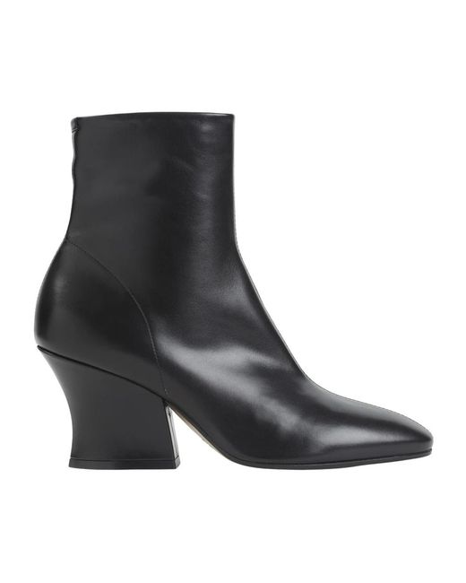 Jil Sander Black Lune Ankle Boot