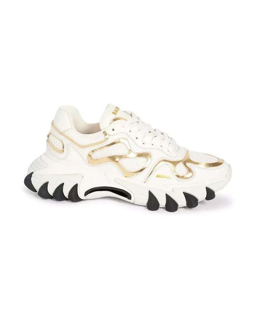 Balmain Metallic Sneakers