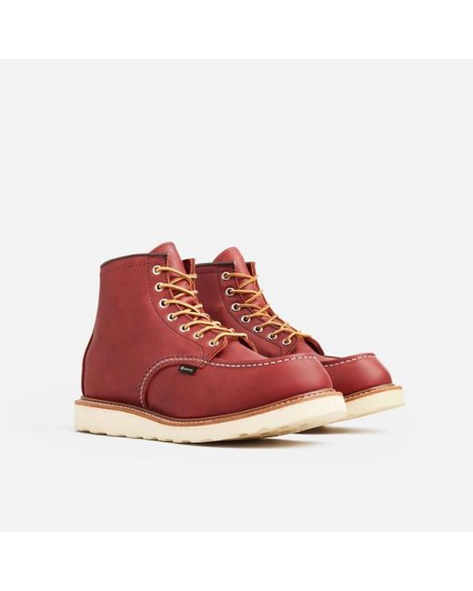 Moc a goretex oro 08864 Red Wing de hombre de color Red