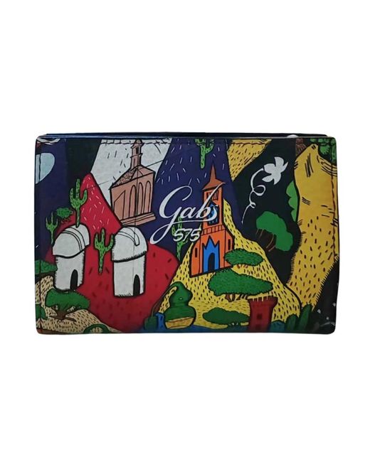Gabs Accessoires ,Veelkleurig ,Katoen Damesportemonnee Trip Collectie in het Green