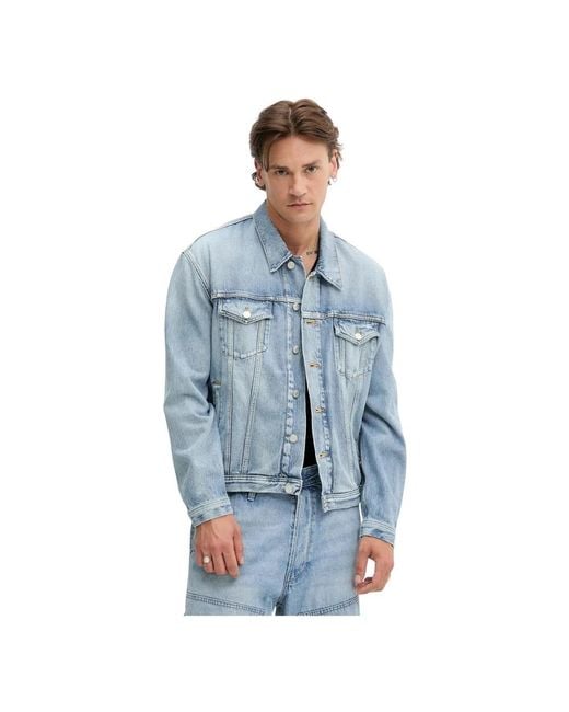 Denim Jackets Won Hundred de hombre de color Blue