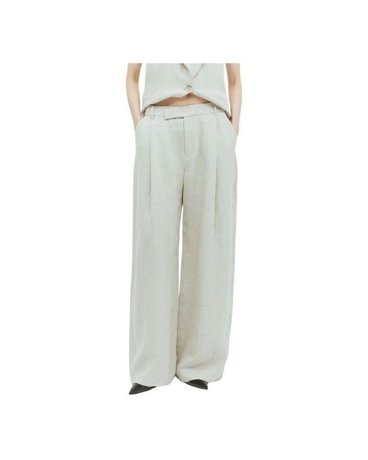 St. Agni Gray Leinenhose