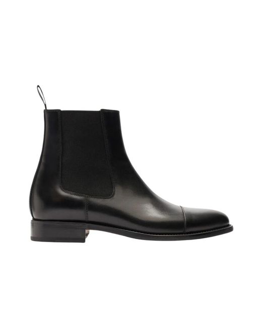Scarosso Black Chelsea Boots for men