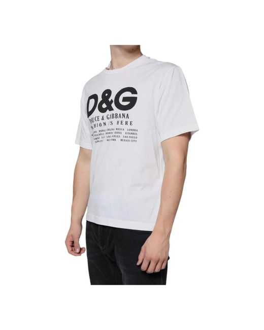 Dolce & Gabbana Gray T-Shirts for men
