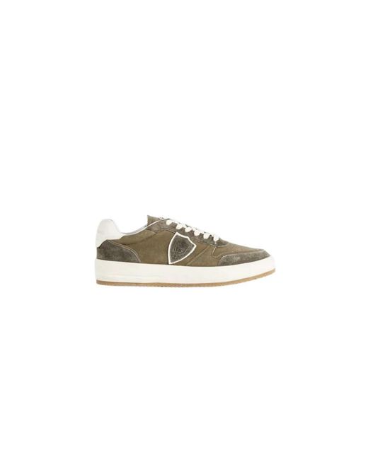 Sneakers di Philippe Model in Green da Uomo