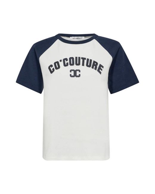 co'couture Edge Block Tee 33169 in het Blue