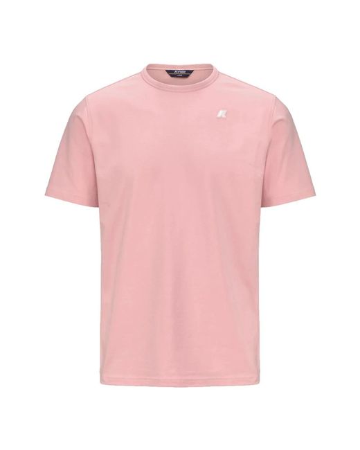 K-Way Pink T-Shirts for men