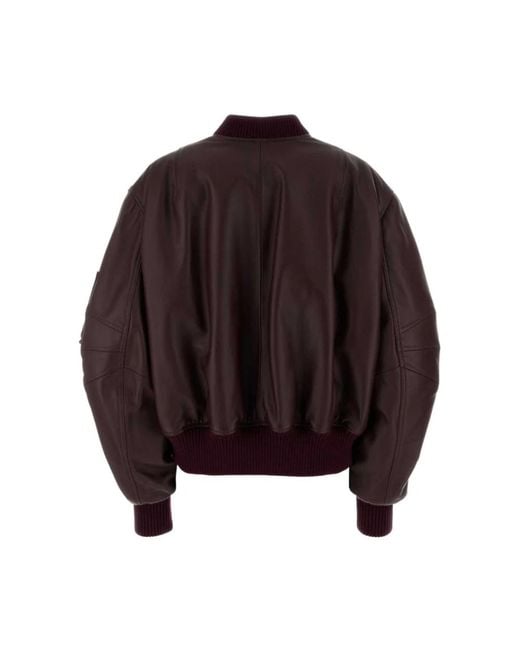 The Attico Brown Bomber Jackets