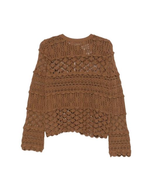 Cardigans Semicouture de color Brown