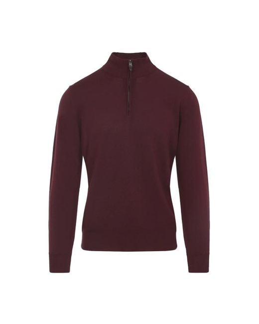 Canali Purple Turtlenecks for men