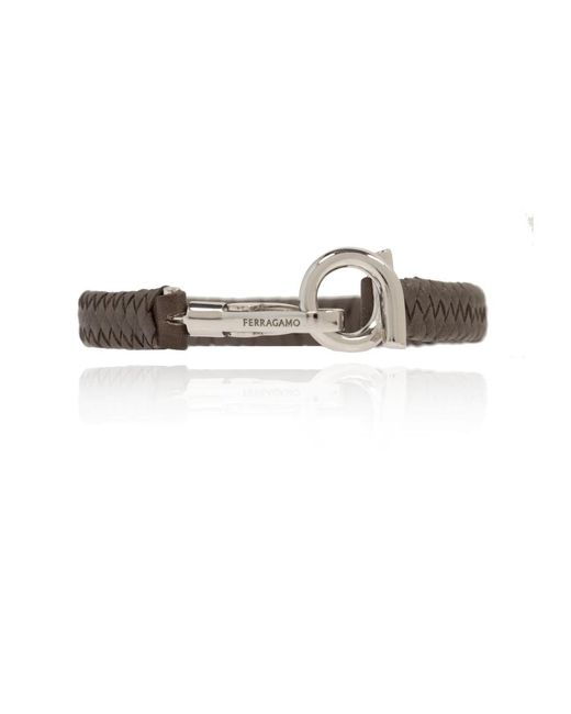 Bracelets Ferragamo de hombre de color Brown