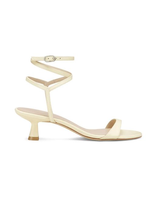 Stuart Weitzman Metallic Nudist Wrap 50 Sandalen