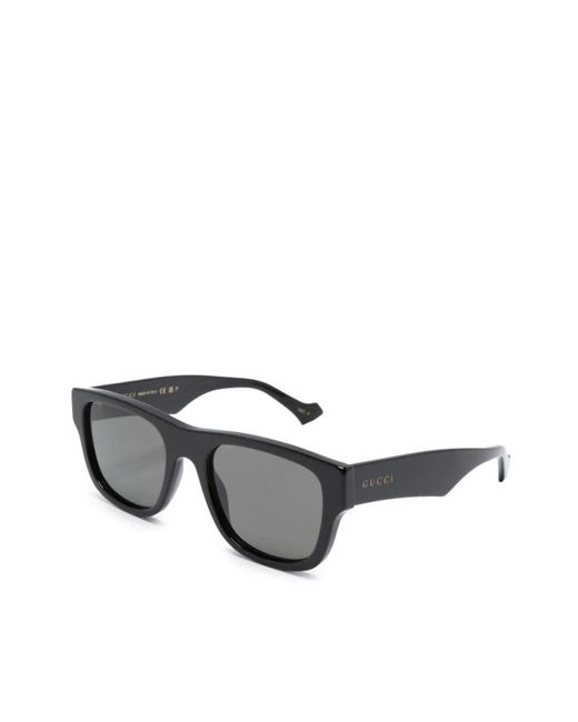 Gucci Gray Gc002127 gg1427s Square-frame Acetate Sunglasses
