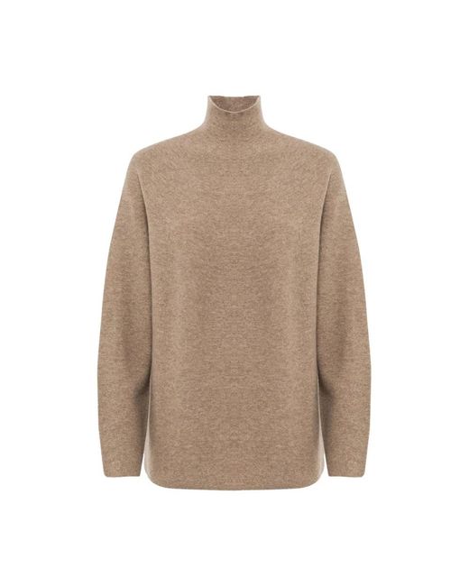 Alpha Studio Brown Rollkragen Strickpullover