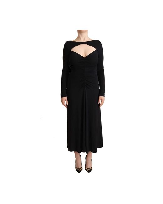 Pinko Black Maxi Dresses