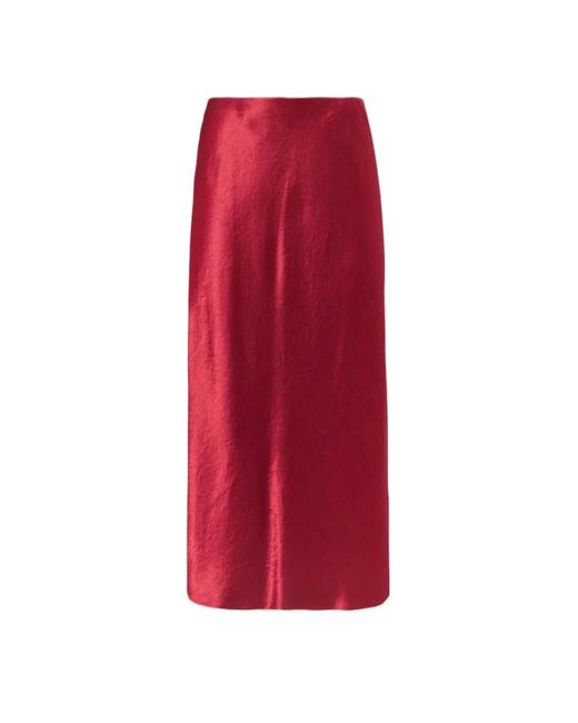 Max Mara Red Midi Skirts