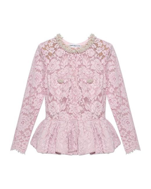 Blouses Self-Portrait en coloris Pink