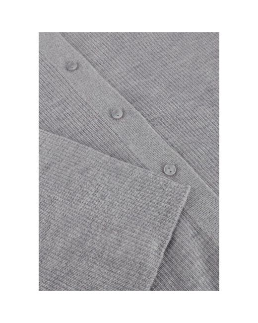 Modström Truien & Vesten ,Grijs ,Wol Grijze Cardigan Voor Herfst En Winter in het Gray