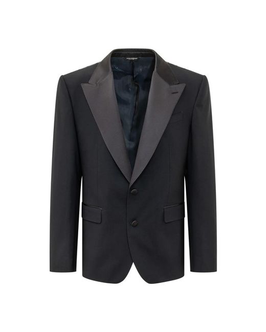 Dolce & Gabbana Black Single Breasted Suits for men