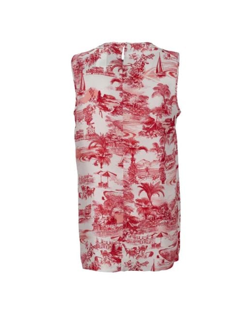 Max Mara Eresia Blouse in het Red