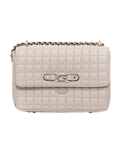 Cross Body Bags di Guess in Natural