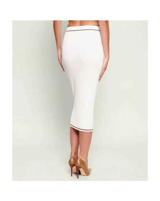 ARMANI EXCHANGE White Midi Skirts