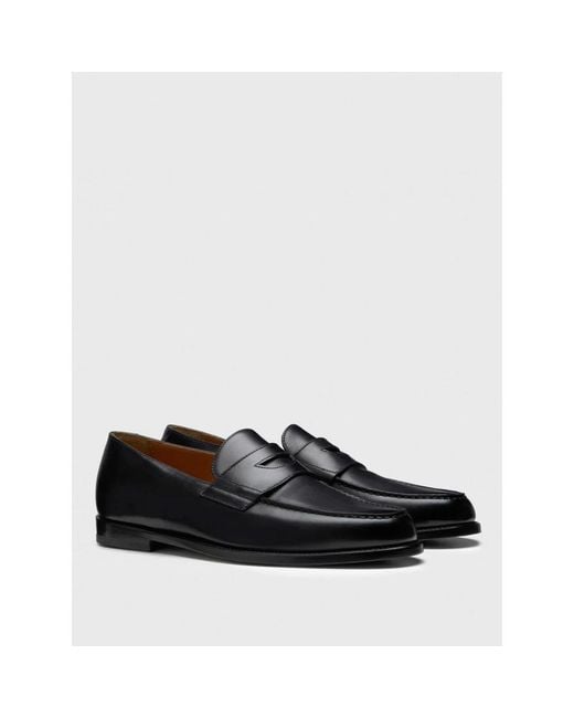 Doucal's Black Loafers for men