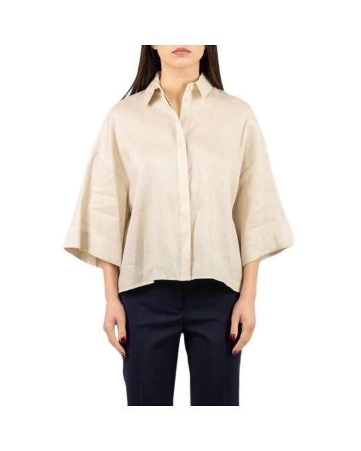 Max Mara Overhemden ,Camicia in het Natural