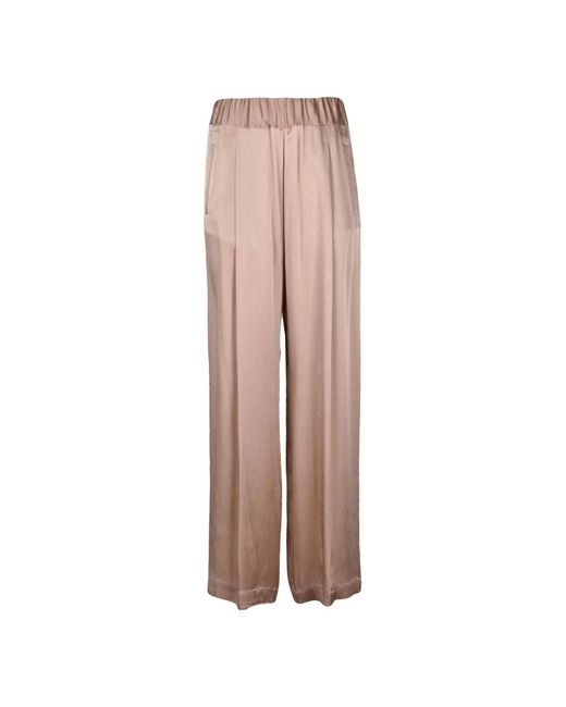 Semicouture Brown Wide Trousers
