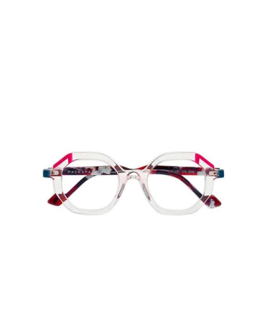 Face A Face Optical Frame in het Pink