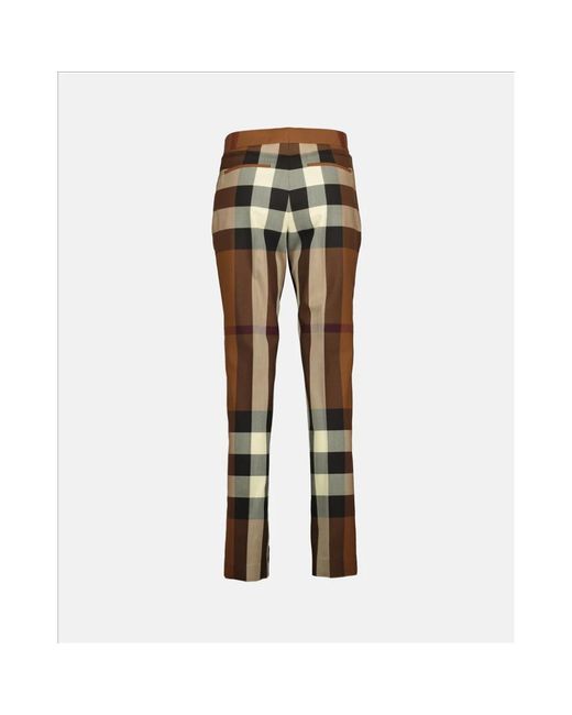Burberry Brown Vintage check wollhose