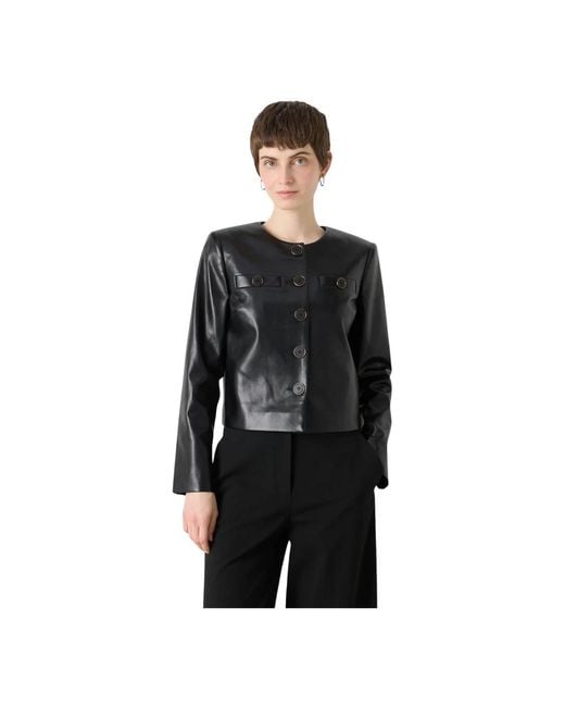 Marciano Black Leather Jackets