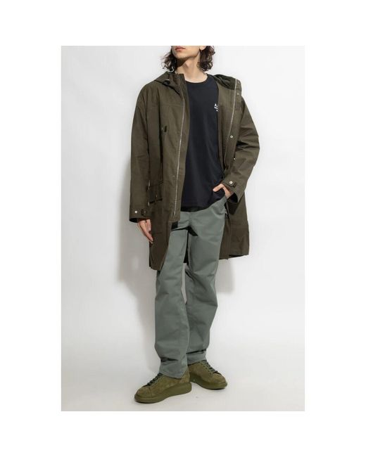 A.P.C. 'David' parka in Green für Herren