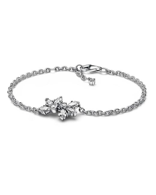 Pandora Sprankelende Herbarium Cluster Armband in het Metallic