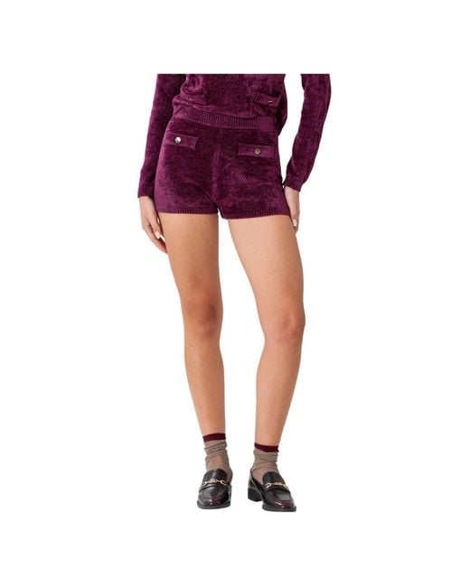 Kocca Purple Short Shorts