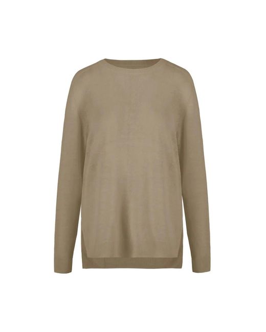 Bomboogie Natural Round-Neck Knitwear