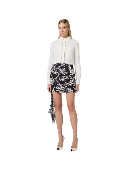Elisabetta Franchi Black Short Skirts