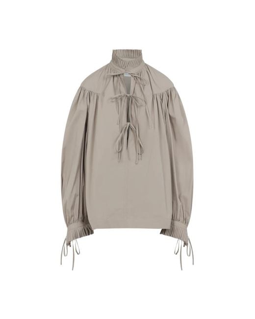 Dries Van Noten Gray Blouses