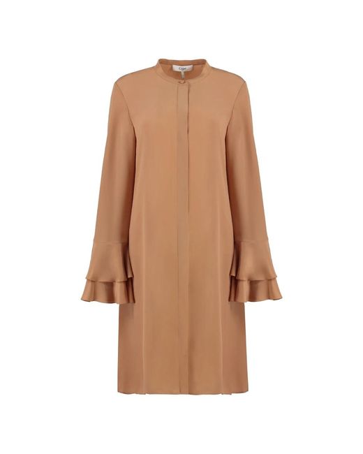 Chloé Midi Dresses in het Brown