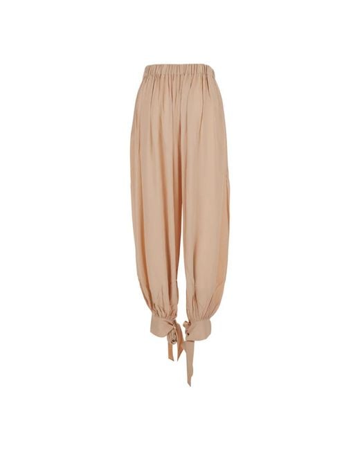ANDAMANE Natural Tapered Trousers