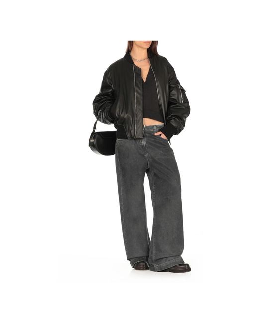 Wide Jeans The Attico de color Gray
